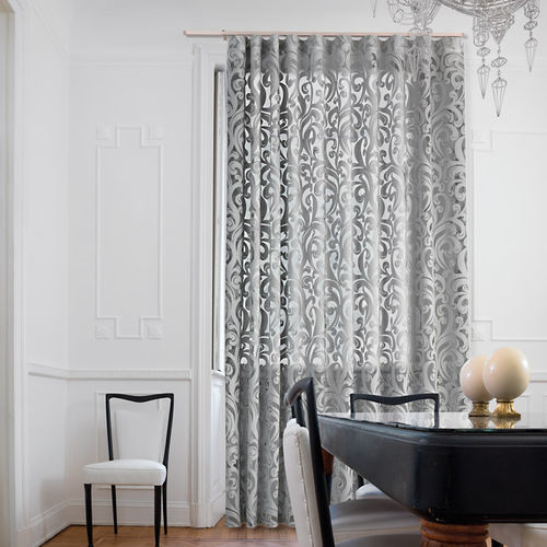 Curtain fabric - GATE - Ciesse Tendaggi srl - floral pattern / polyester / viscose