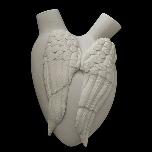 Contemporary vase - 7°CIELO - ELICA STUDIO - porcelain / handmade / Made in Italy