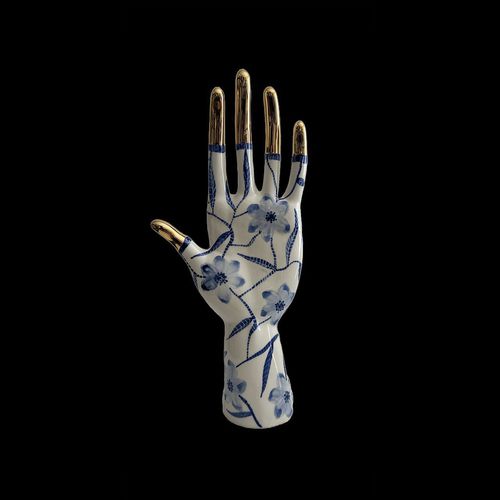 Porcelain sculpture - MG25 - ELICA STUDIO - gilded porcelain / handmade / Made in Italy
