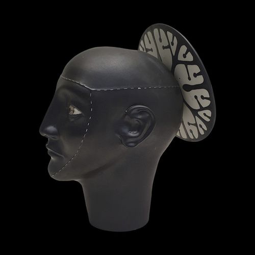 Porcelain sculpture - HALO - ELICA STUDIO - handmade / Made in Italy / free-standing