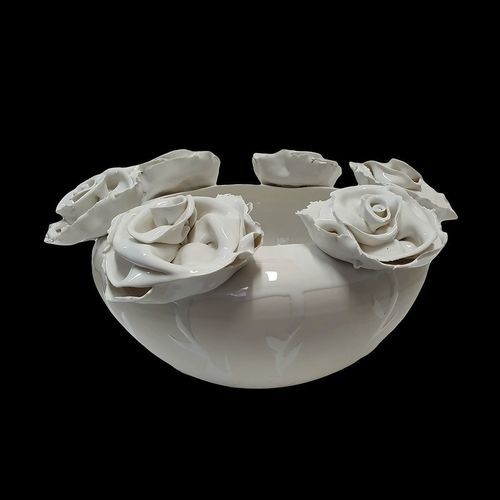 Contemporary vase - RCR24 - ELICA STUDIO - porcelain / handmade / Made in Italy