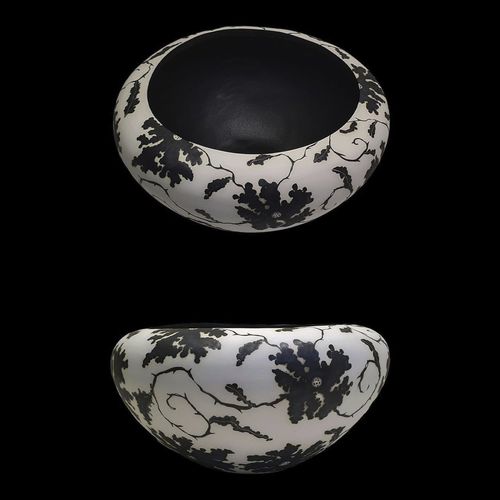 Porcelain bowl - CIOTOLA BAROCCO - ELICA STUDIO - stoneware / commercial / handmade