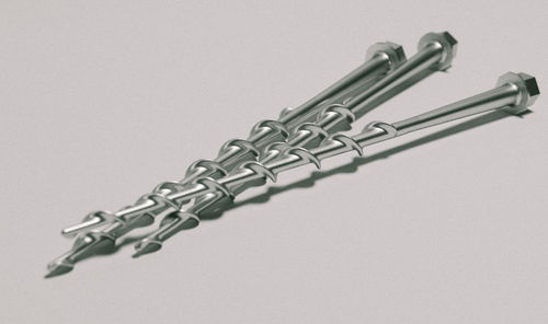 Aluminum fastening system - FenzScrew - FenzFoot GmbH - for fencing / exterior