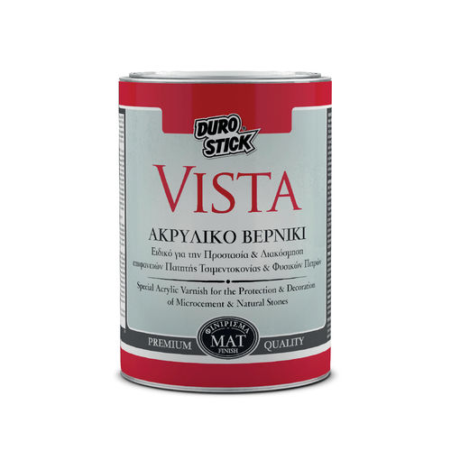 Protective varnish - Vista - DUROSTICK - finishing / solvent-based / for cement