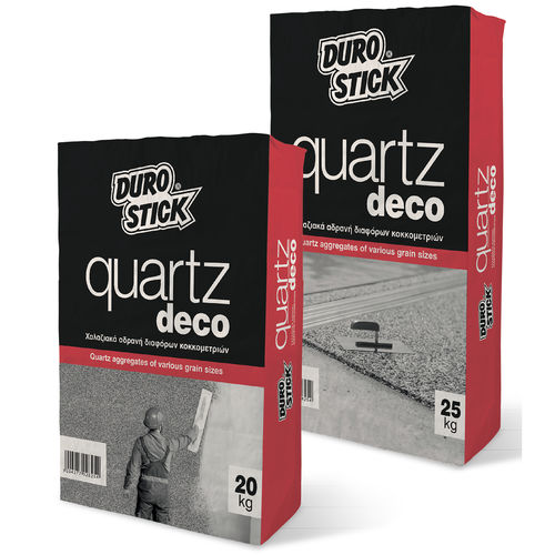 Quartz gravel - DUROSTICK - for exterior fittings / external