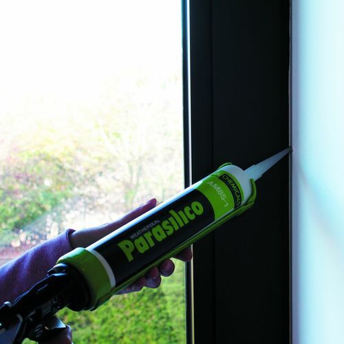 Elastic sealant - PARASILICO AM85-1 - DL Chemicals - silicone resin / adhesive / for concrete