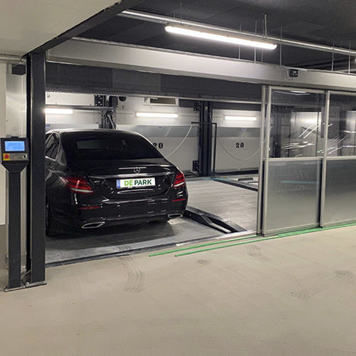 Semi-automatic parking system - DE-62 - DE-PARK - 2 tray / platform