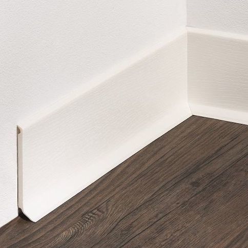 White skirting - SL 80 - BOLTA - black / gray / wooden