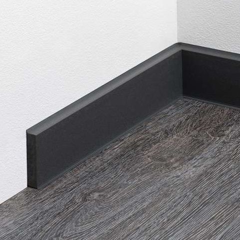 White skirting - Q 12-60B - BOLTA - gray / wooden / PVC