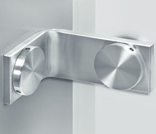 Stainless steel fastening system - Flatec 25 - ABP-Beyerle - for wall / glass