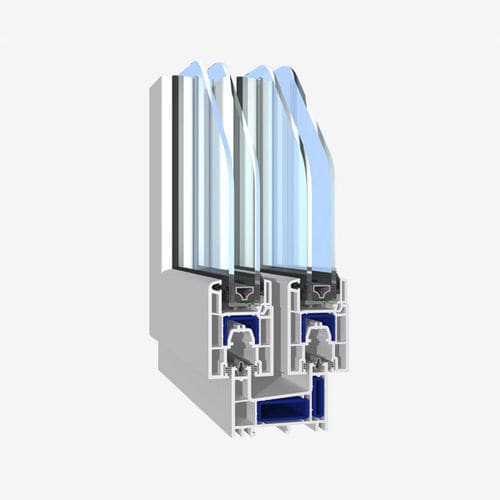 Metal door profile - 60 - Salamander - high-performance