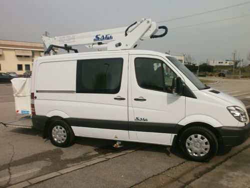 Van-mounted telescopic boom lift - SCJ 13 - Safi Group srl - for hazardous locations / for disabled access / for structure
