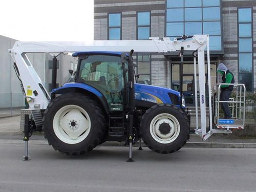 Tractor-mounted telescopic boom lift - STR 20 - Safi Group srl - for ...