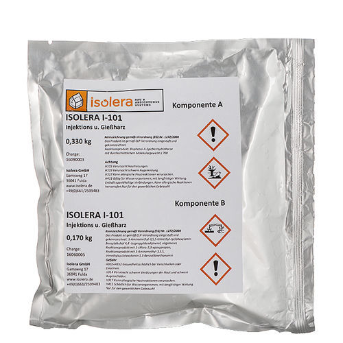 VOCfree liquid resin grouting system I 101 isolera leakproofing