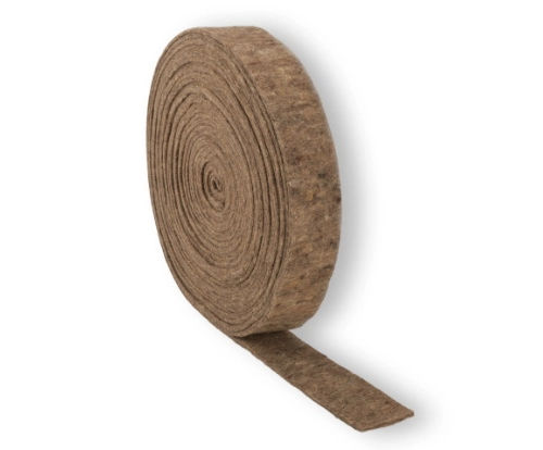 Thermal-acoustic insulation - Schallfilzstreifen - Isolena - sound / sheep wool / strip type