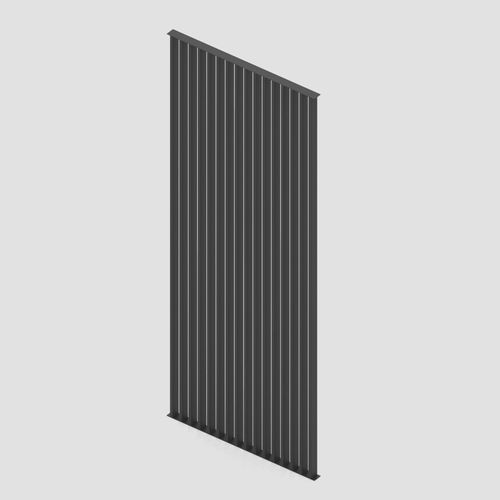 Louver screening - Puro - Sundaze Outdoor - thermo-lacquered aluminum / plain
