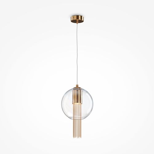Pendant lamp - FLUSSO - Maytoni - metal / bronze / blown glass