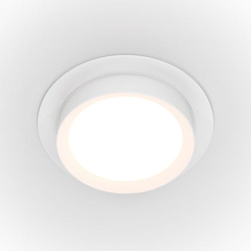 Recessed ceiling downlight - HOOP - Maytoni - LED / round / IP20