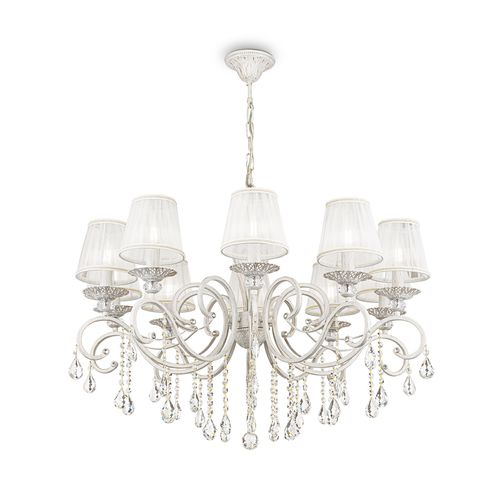 Contemporary chandelier - GRACE - Maytoni - crystal / metal / 10 light