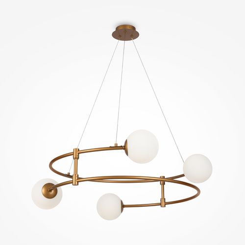 Pendant lamp - Balance - Maytoni - metal / glass / contemporary