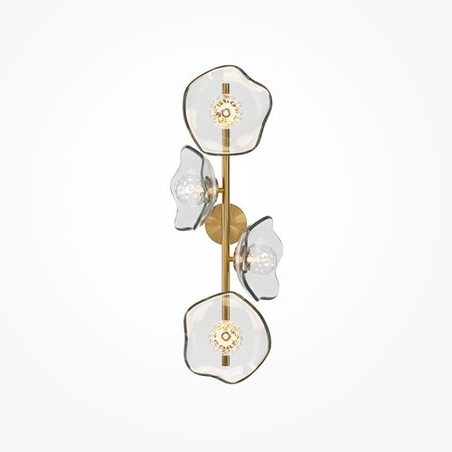 Contemporary wall light - Miracle - Maytoni - indoor / glass / metal