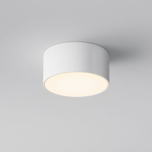 Contemporary ceiling light - Zon IP - Maytoni - round / glass / metal