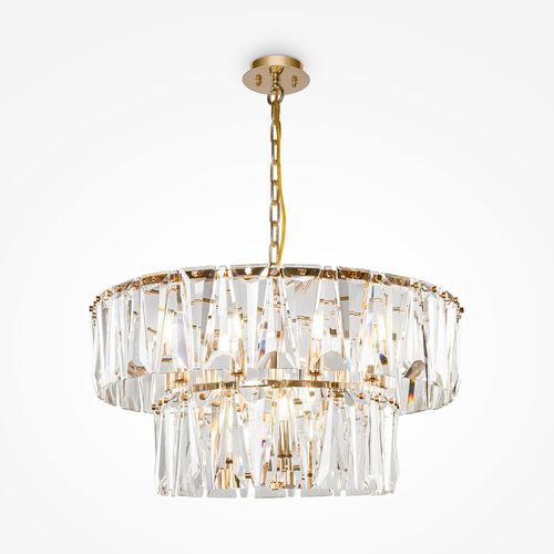 Contemporary chandelier - Puntes - Maytoni - metal / 12 light / candelabra
