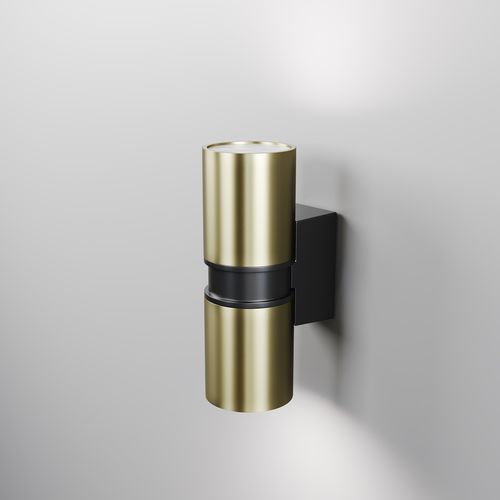 Contemporary wall light - Bowery - Maytoni - outdoor / aluminum / cylindrical