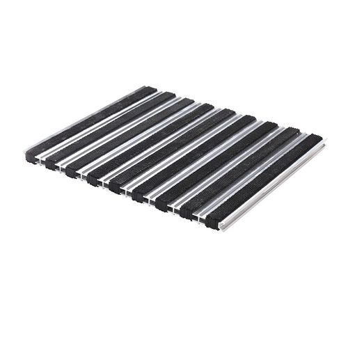 Commercial entrance mat - DUPLOMAT 12 - Almelose Borstelindustrie - rubber / textile / aluminum