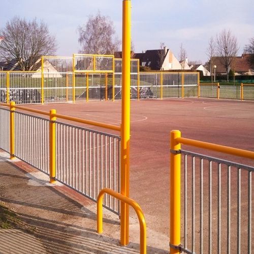 Galvanised steel fence post - Metalu Plast