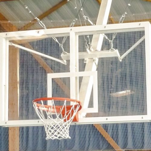 Tempered glass basketball backboard Metalu Plast rectangular
