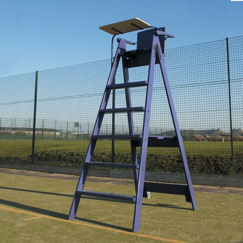 Tennis umpire chair 5383 Edwards Sports mobile / wooden / purple