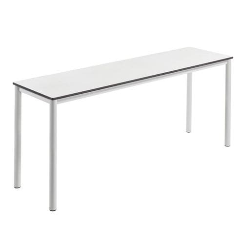 Contemporary table - Menorca - EduHermex - in wood fiber / metal base / rectangular