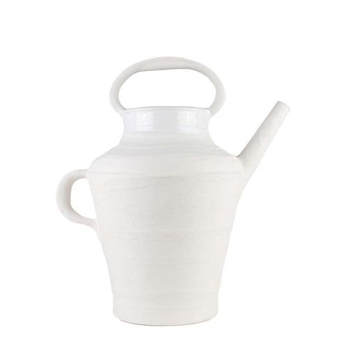 Contemporary vase - BIANCO LATTE 08 - LANDO - ceramic / handmade / table