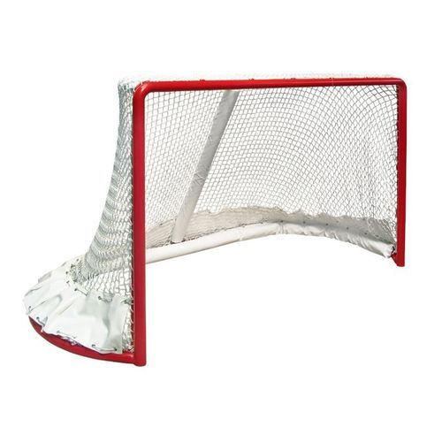 Metal hockey goal - 25 000 - SPORT TRANSFER Sp. z o.o. - socketed / red / powder-coated