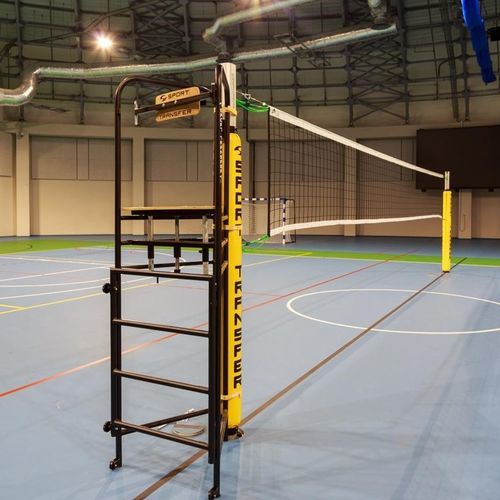 Volleyball umpire chair - 11 006 - SPORT TRANSFER Sp. z o.o. - mobile / steel / black