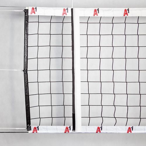 Polypropylene volleyball net - 5070 - SPORT TRANSFER Sp. z o.o. - black / 4 mm / competition