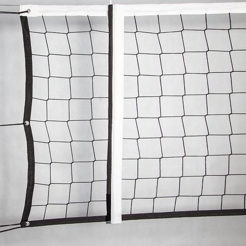 Polypropylene volleyball net - 5033/A - SPORT TRANSFER Sp. z o.o. - black / 3 mm / competition