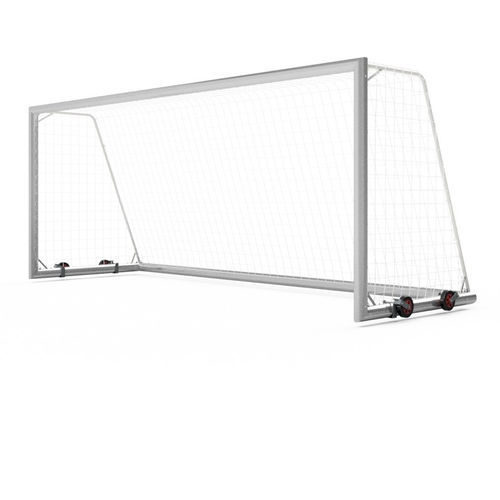 Aluminum football goal - 9-61-12 - Pesmenpol - mobile / white / powder-coated