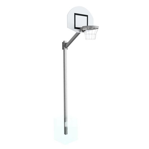 Outdoor basketball stand - 1-30-FUN1 - Pesmenpol - in-ground / steel / training