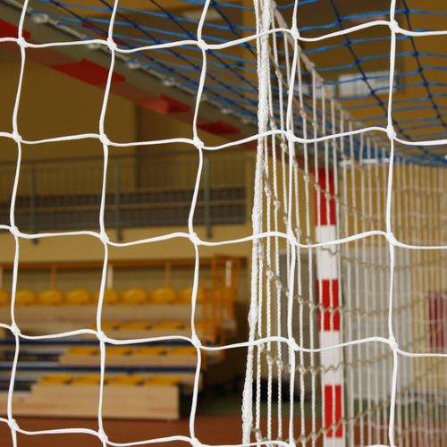 Polypropylene handball net - 3-03	 - Pesmenpol - polyethylene / white / green