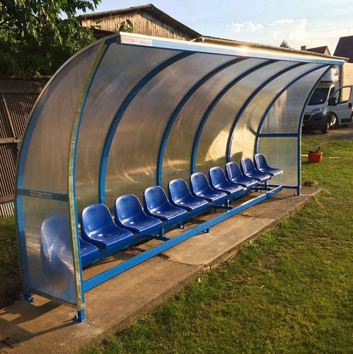2 person team shelter - ALFA - 1 - MTB Group Sp.J. - 14 person / polycarbonate / steel