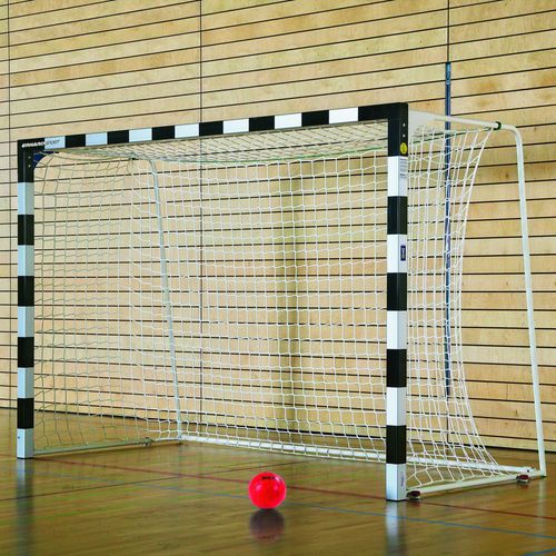 Aluminum handball goal 1615320 Schelde Sports fixed / white/black