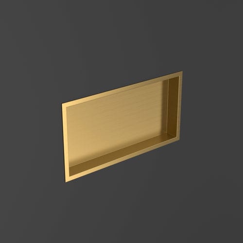 Stainless steel wall niche - T542-L - NEILUR - rectangular / indoor