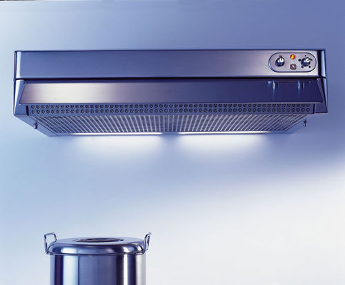 Wall-mounted range hood - CFE-A 90/2 - ALPES-INOX - with built-in lighting