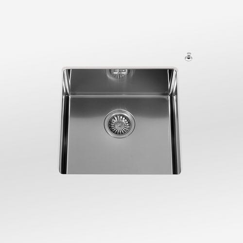 Undermount kitchen sink - radius 12 VSR  - ALPES-INOX - single-bowl / without drainboard / stainless steel