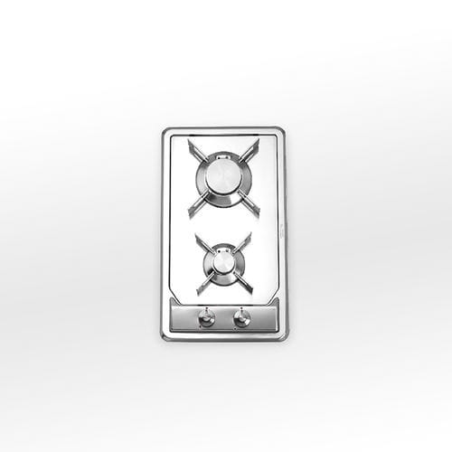Gas cooktop - F 530/2GR - ALPES-INOX - 2 burner / built-in / with knobs