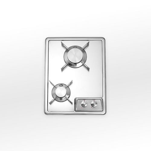 Gas cooktop - F 539/2GG - ALPES-INOX - 2 burner / built-in / with knobs