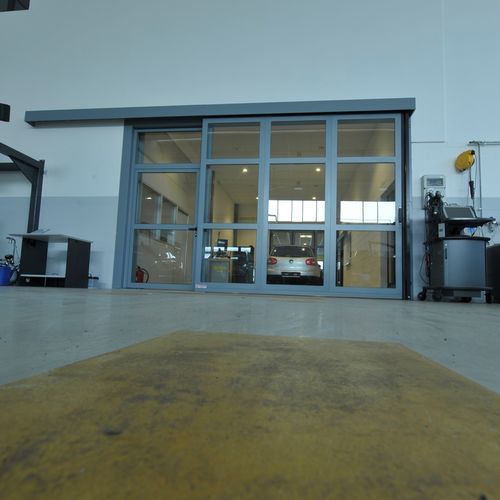 Sliding industrial door Moreschi Chiusure Industriali S.r.l. steel