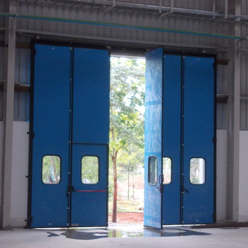 Bi-fold industrial door - Moreschi Chiusure Industriali S.r.l. - steel / galvanised steel / stainless steel